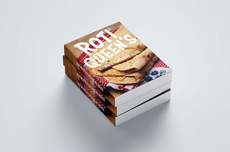 Paperback-Book-Client-sample-entitled-Roti-Queen---London-Print-Central